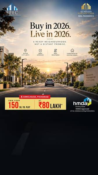Ad by Sai Pragathi estates and constructions